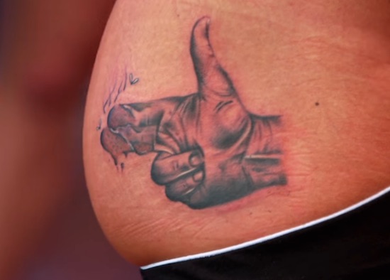 Real tattoo from the show How Far is TattooFar on MTV So creative of a  burn  rpics